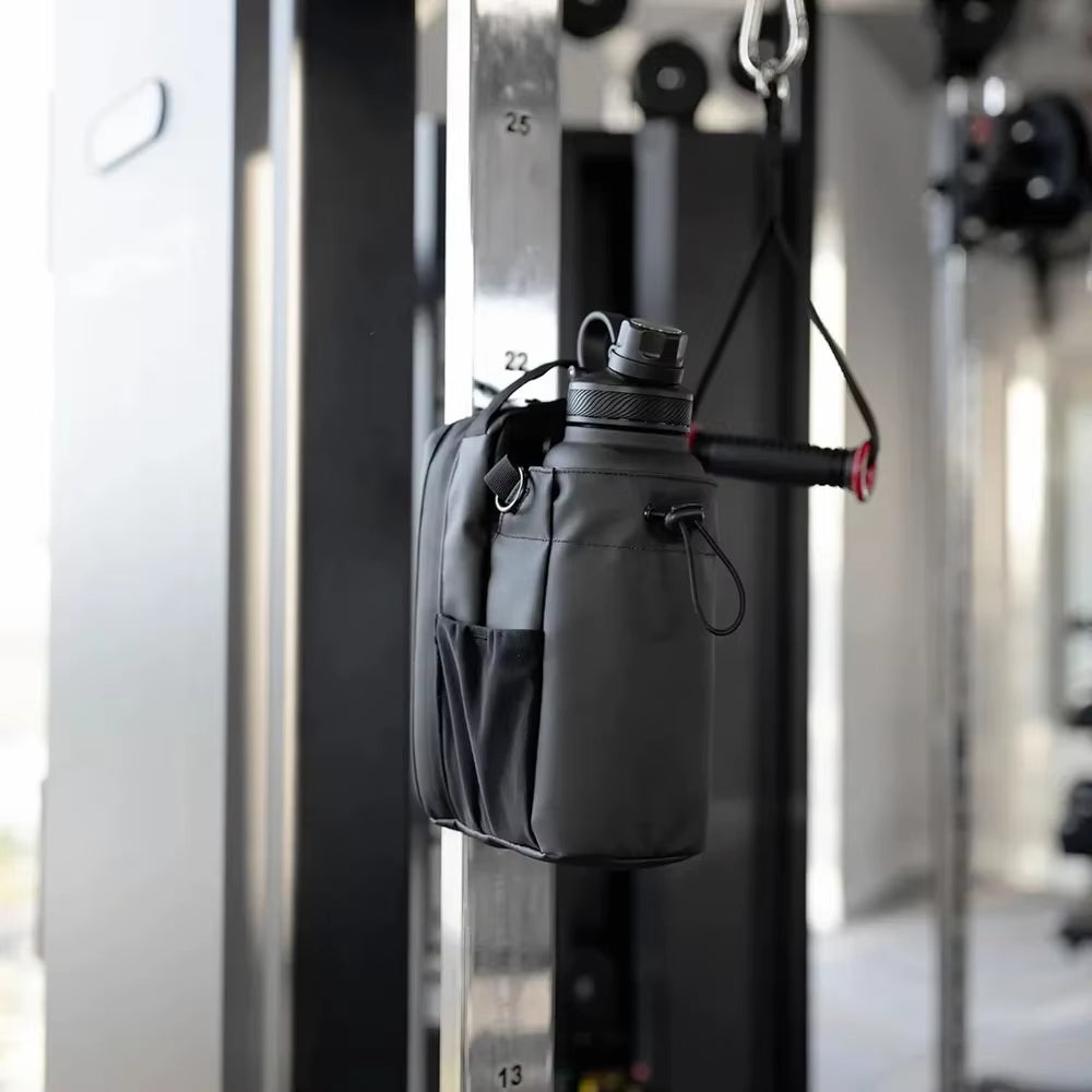 Magnetic Water Bottle Bag Magnetic Fitness Gym Specific Water Cup Holder Magnetic Portable Water Bottle Bag for Sports