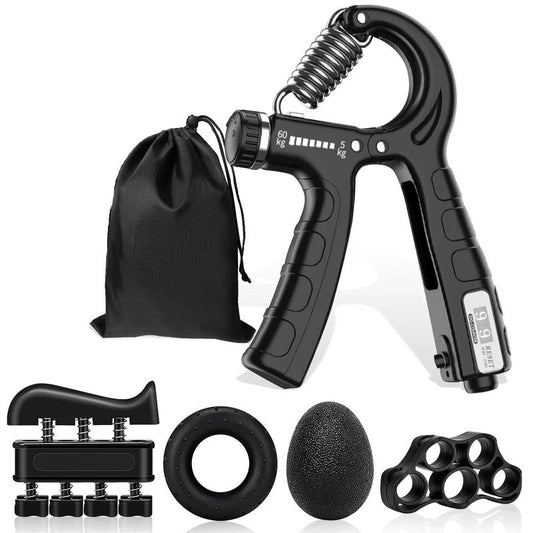 Grip Strengthener Forearm Strengthener Hand Grips Strengthener Kit - 5 Pack Adjustable Resistance