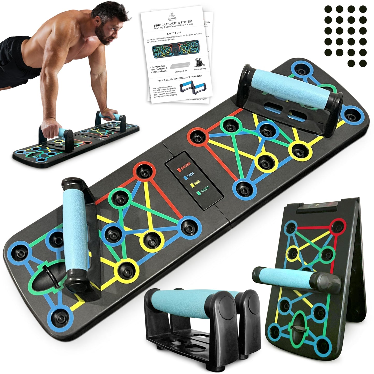 Portable Multifunctional Push-Up Board