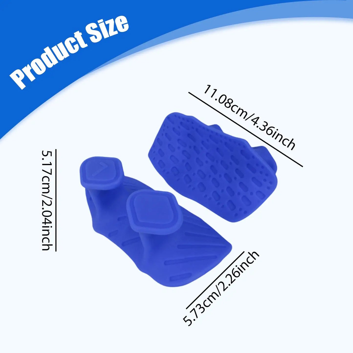 Weight Lifting Grips, Workout Gloves, Flexible Hand Protection for Men Women, Gym Grips Fingerless, Pull up Grips