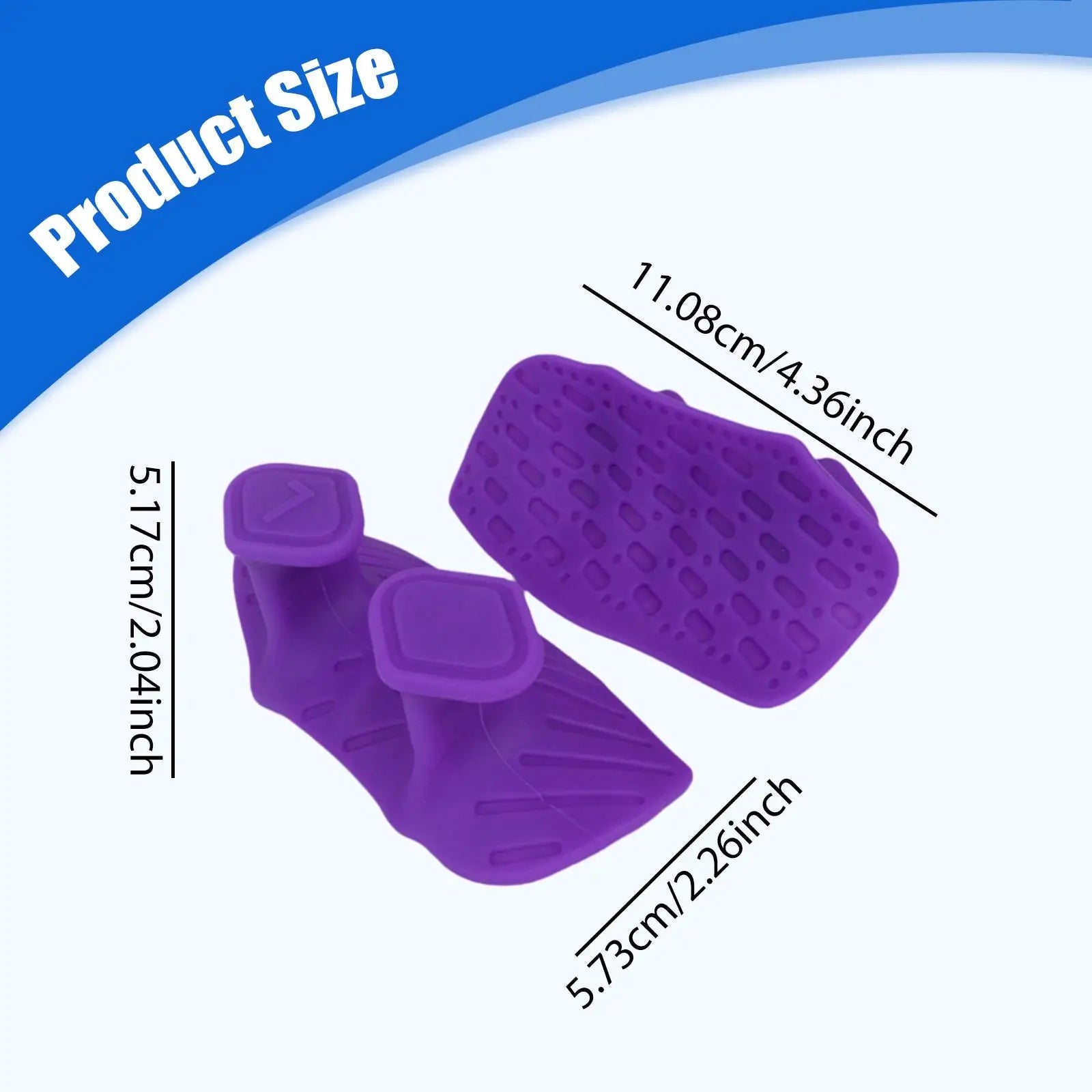 Weight Lifting Grips, Workout Gloves, Flexible Hand Protection for Men Women, Gym Grips Fingerless, Pull up Grips